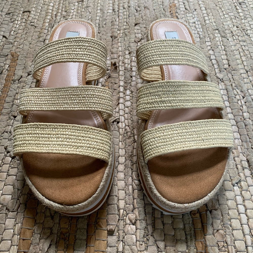 Lancey Natural Multi Strap Slide Sandal - Picture 6 of 8